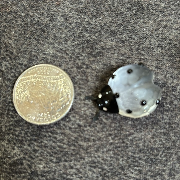 RETIRED Swarovski Crystal BLK/WHT Ladybird Figurine W/ Original Packaging! - Picture 2 of 10